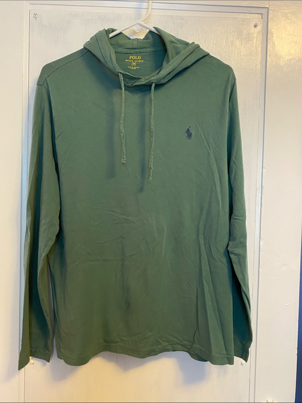 Polo by Ralph Lauren Olive Green Hooded Long-Sleeve Tee